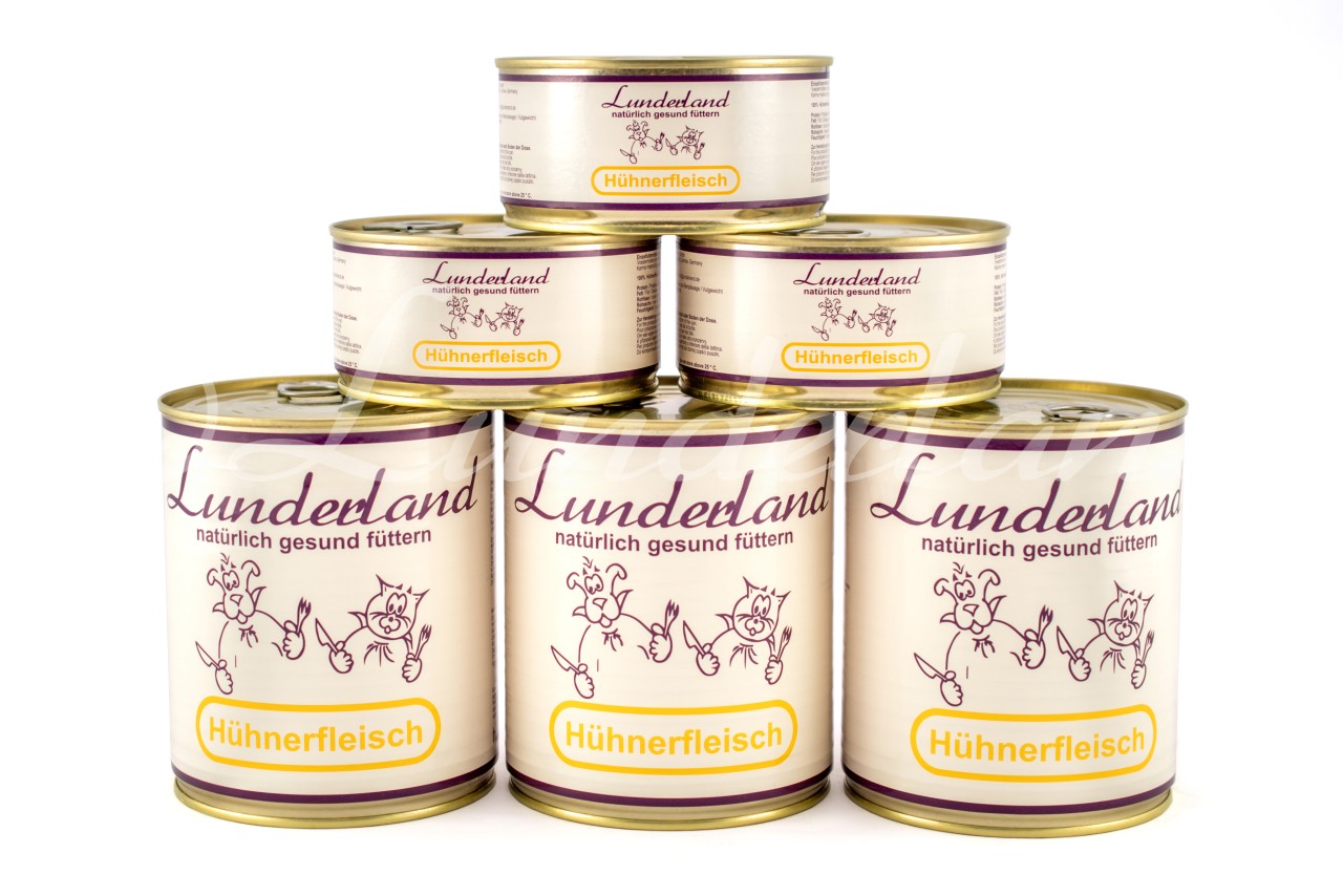 Lunderland-Dosenfleisch-Hühnerfleisch 